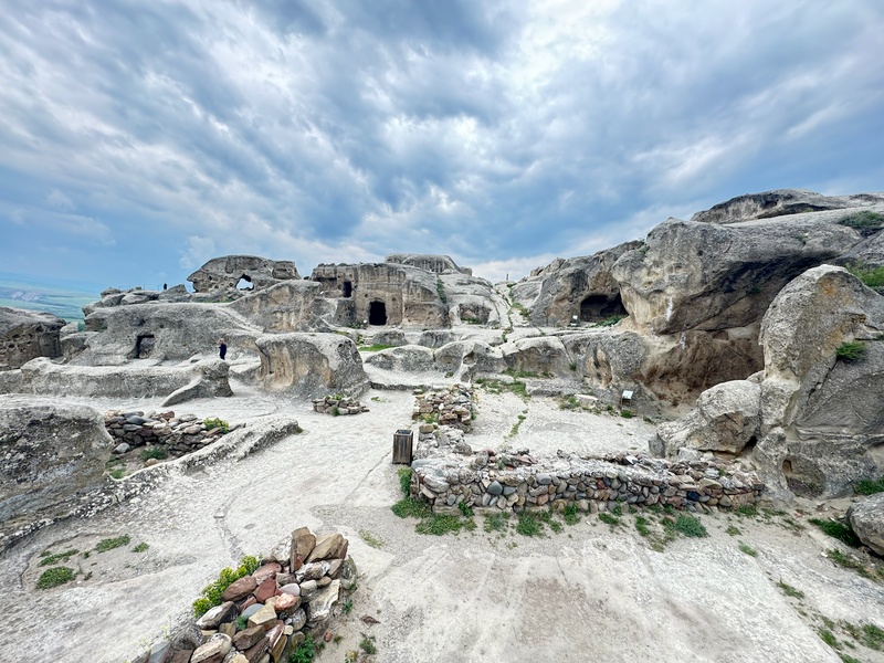 Uplistsikhe cave city — aerial view
