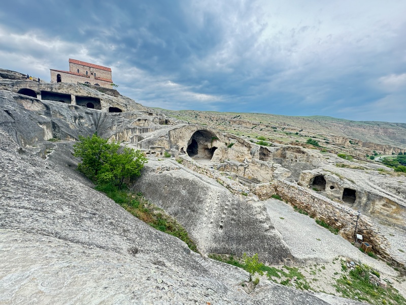 Uplistsikhe — panorama with church
