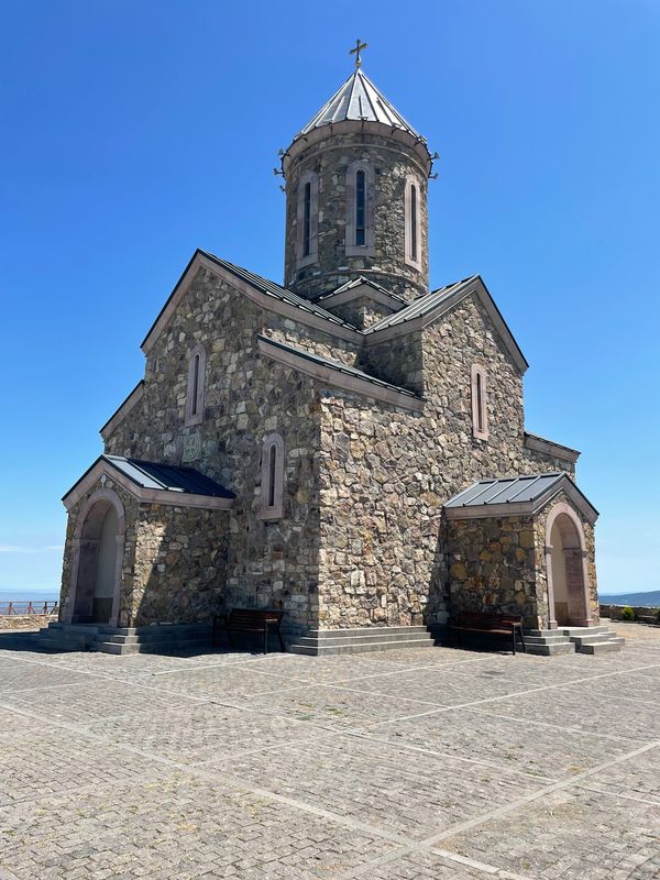 Church of Saints Peter and Paul on top of the hill