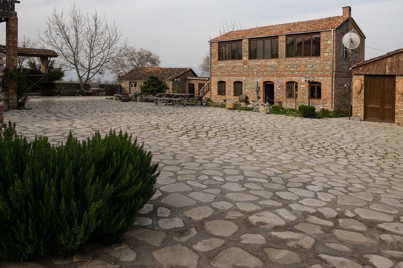 Marani courtyard — wide view