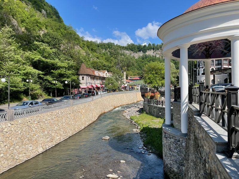 River flowing through Borjomi park